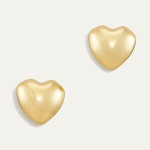 Stella & Dot Ulani Heart Stud Earrings - NWT